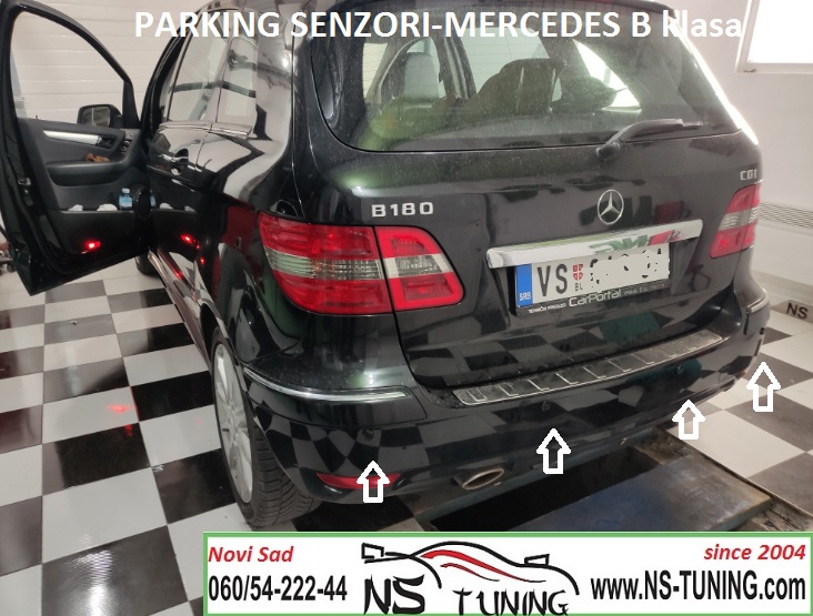 parking senzori ugradnja mercedes b klasa 2008 2009 2010 2011 2012 novi sad ns tuning